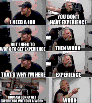 Experience-Work Meme