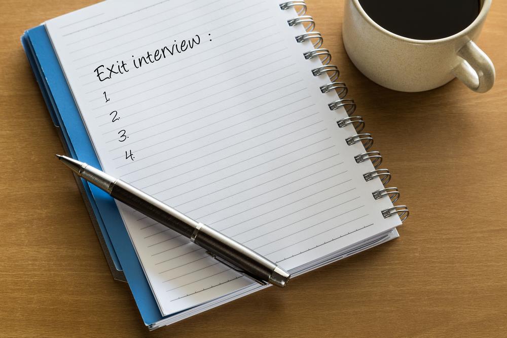 Exit interview checklist