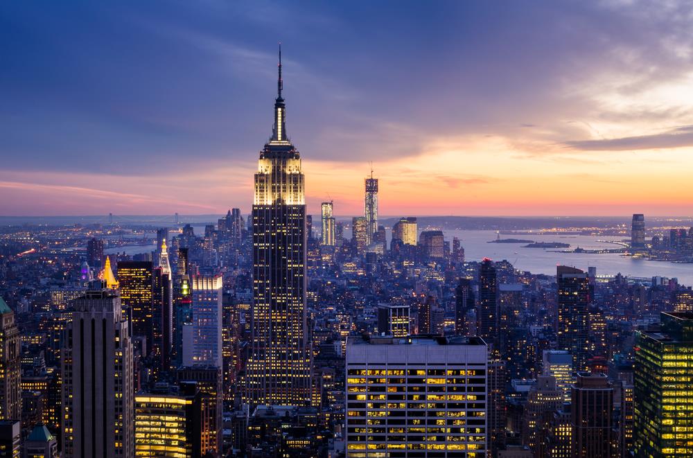 Photograph of the New York City skyline