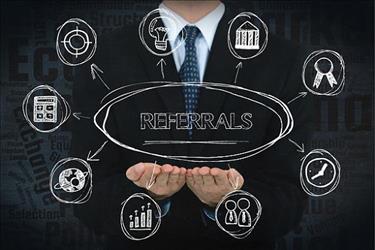 Abstract picture showing the importance of employee referrals