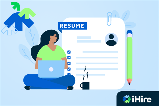 how ihire's resume writing services work hero image