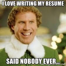 resume writing meme