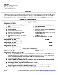 Sample Resume Before Professional Writing